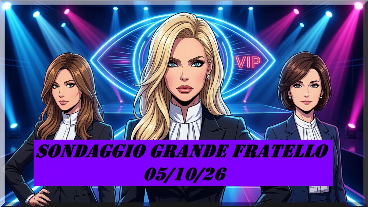 Sondaggio Grande Fratello VIP